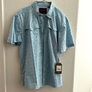 Brand New - Howler Bros Country Tech Shirt (L) with tags - Skyline Blue
